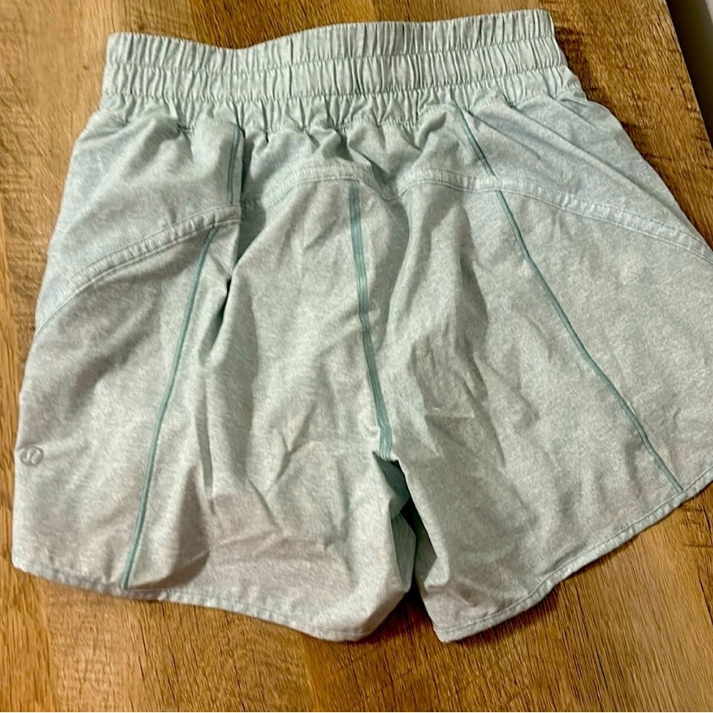 Coral Lululemon shorts, size 4. Great condition only worn a few times